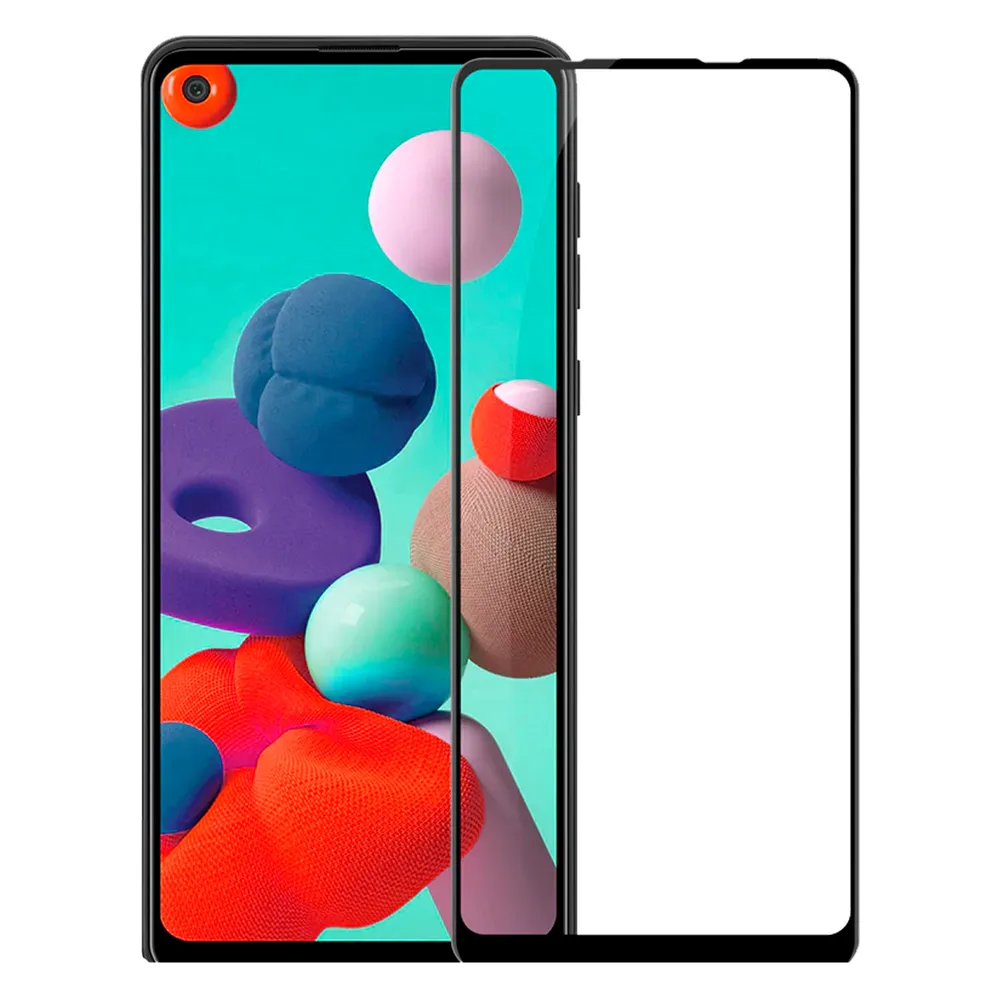 

Защитное стекло для Samsung Galaxy A21 (2020) SM-A215 Full Glue Black, Galaxy A21s