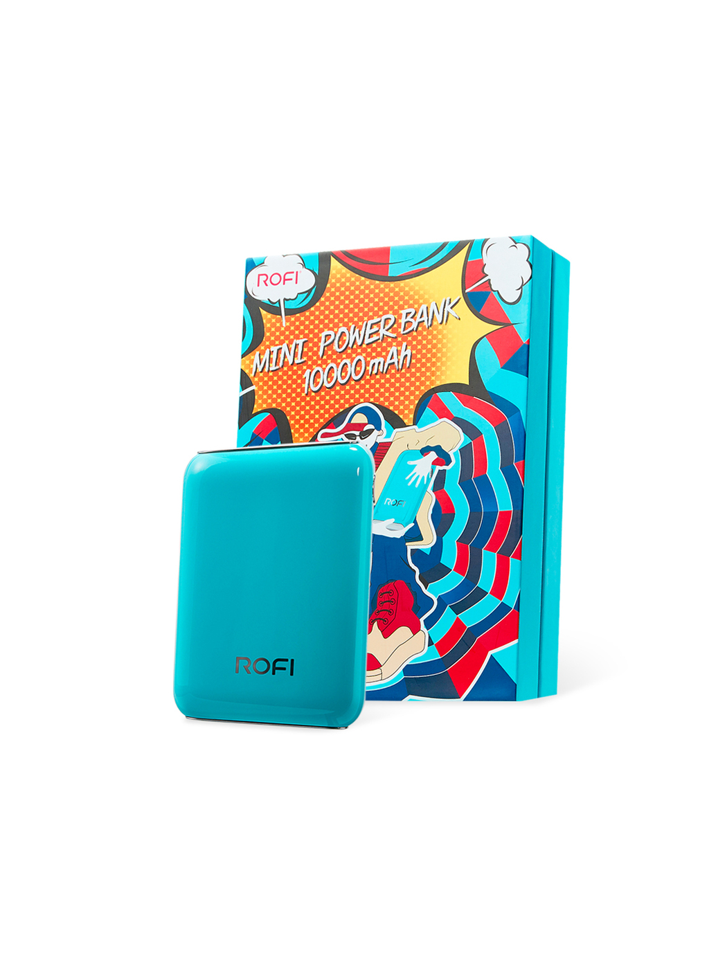 

Внешний аккумулятор MOCOLL Powerbank ROFI Mini Series Голубой (Lake Blue)