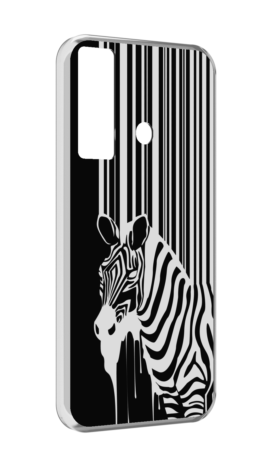 

Чехол MyPads Зебра для Tecno Camon 17, Прозрачный, Tocco