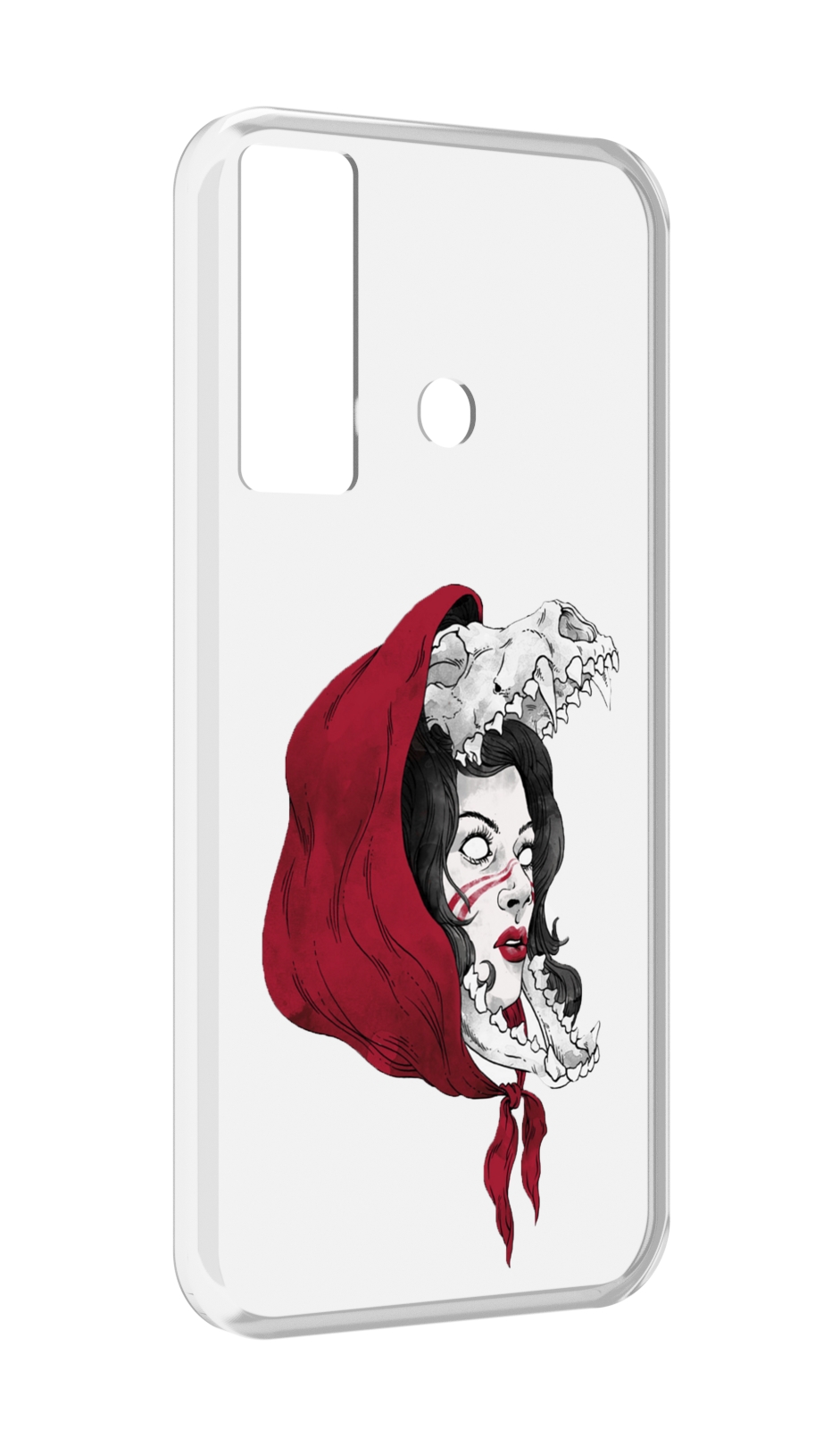 

Чехол MyPads Красная шапочка и волк женский для Tecno Camon 17, Прозрачный, Tocco