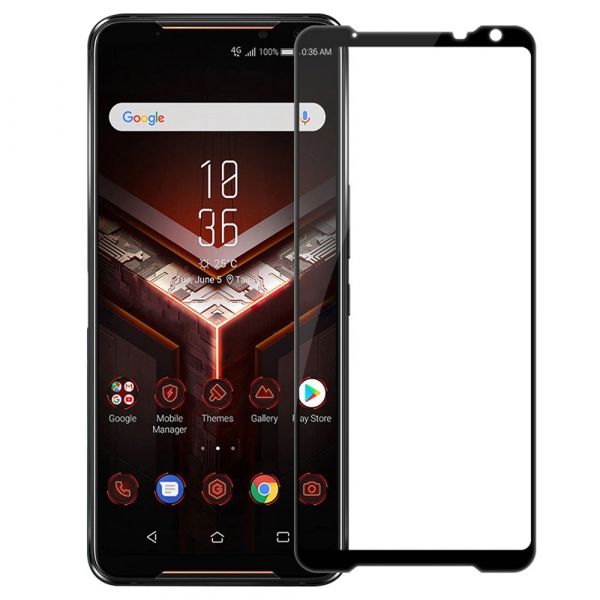 

Защитное стекло для Asus RogPhone 3 Full Glue Black, Asus RogPhone 3