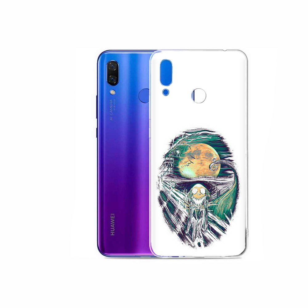 

Чехол MyPads Tocco для Honor Play зубастое существо абстракция, Прозрачный, Tocco