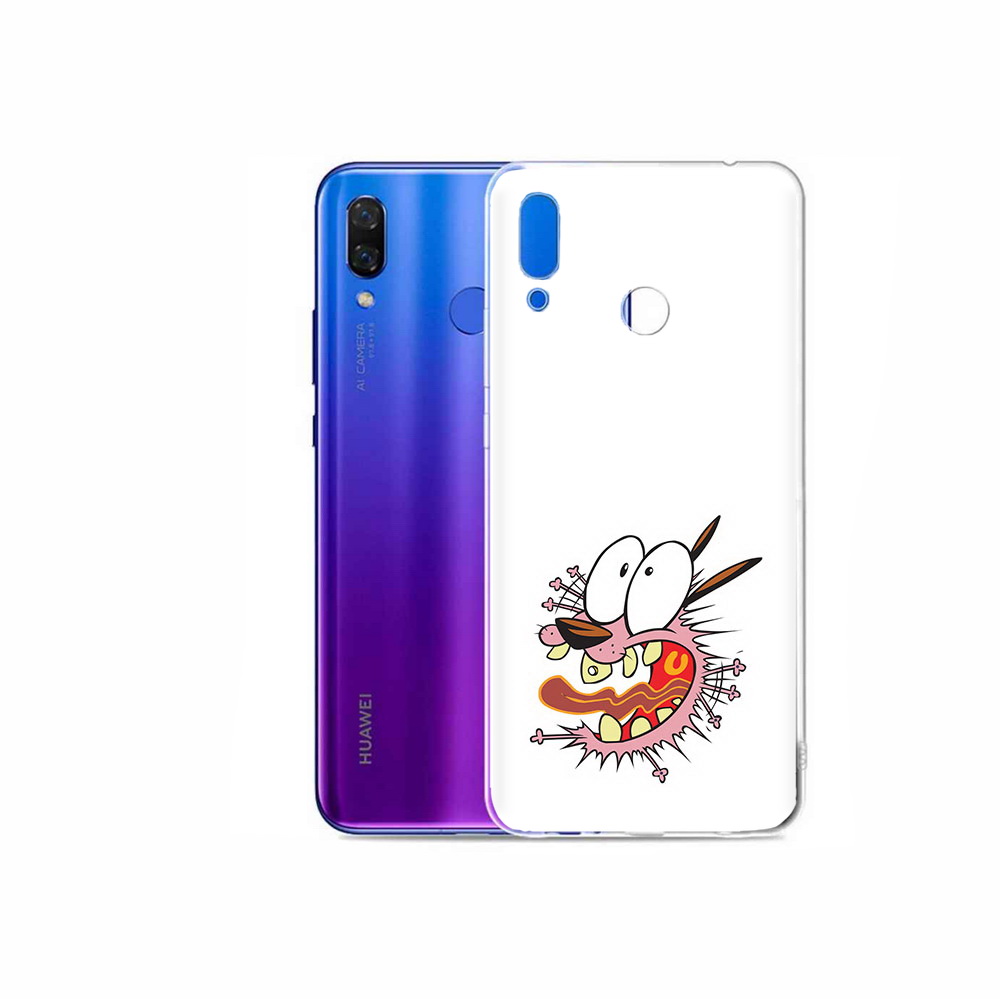 

Чехол MyPads Tocco для Honor Play испуганный бобик, Прозрачный, Tocco