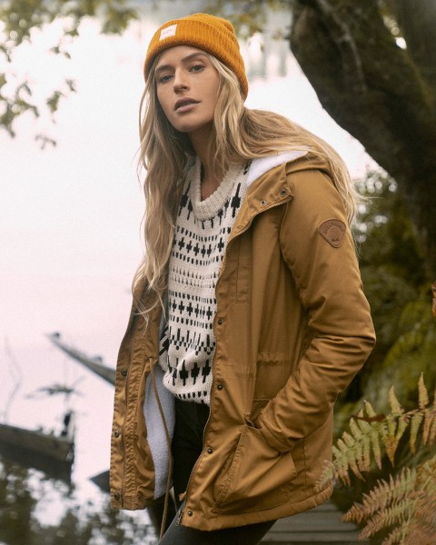 

Парка женская Billabong U3JK11-BIF0 коричневая M INT, U3JK11-BIF0