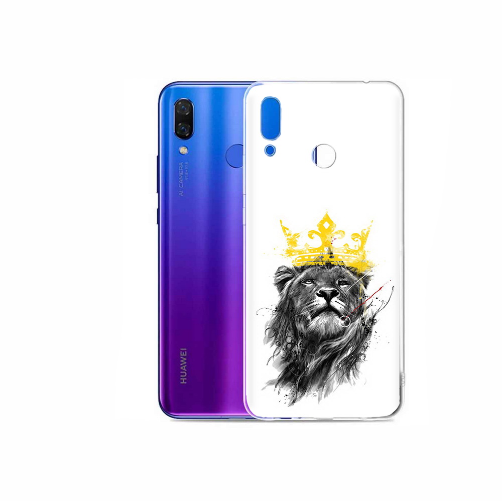 

Чехол MyPads Tocco для Honor Play король-лев, Прозрачный, Tocco