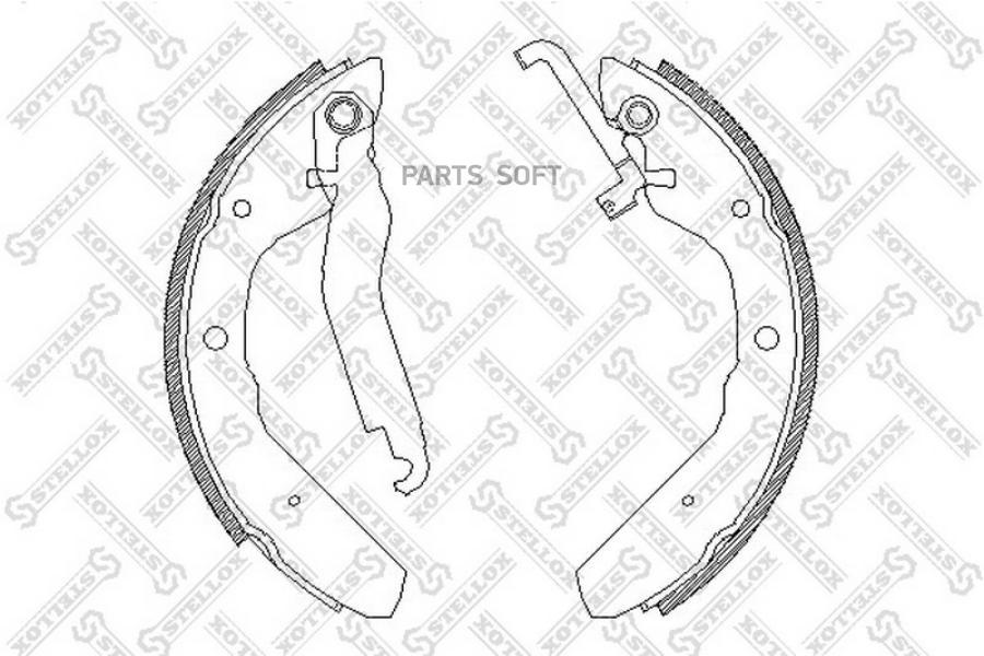 

Тормозные колодки Stellox 414100SX