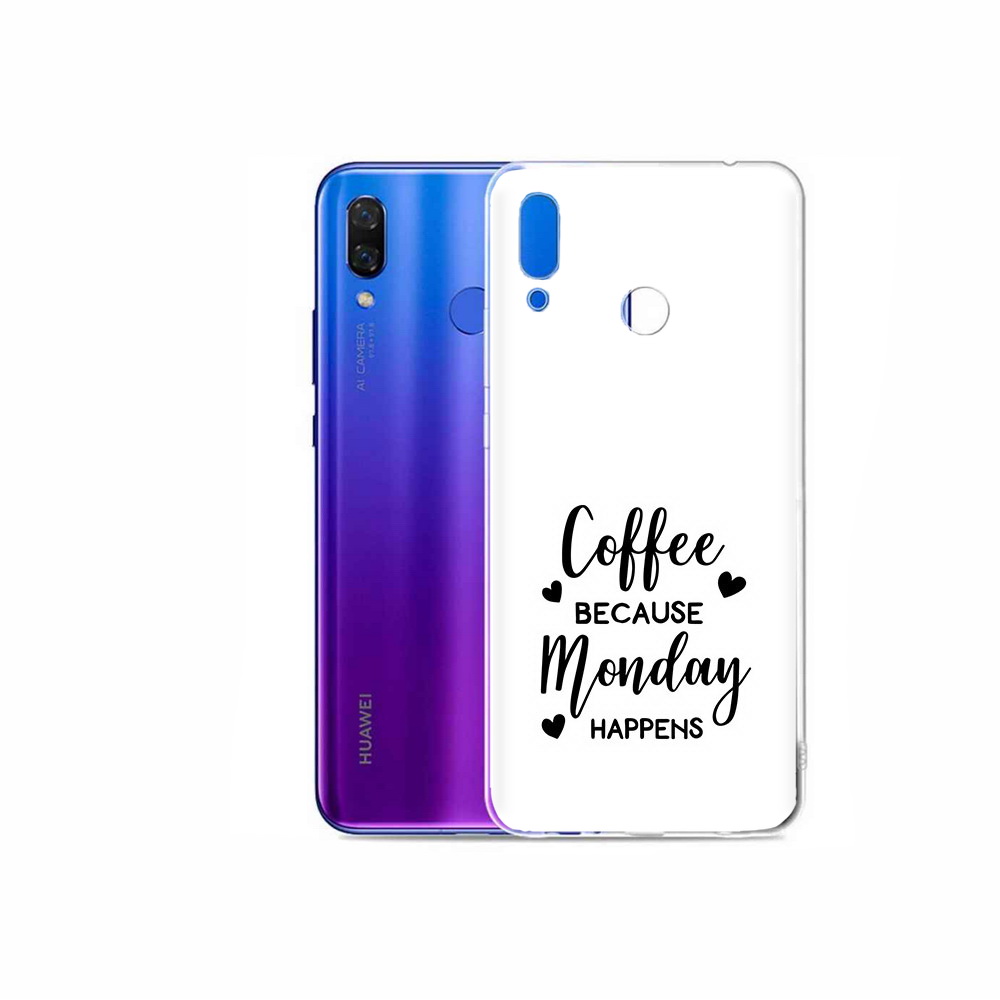 

Чехол MyPads Tocco для Honor Play кофе и понедельник стал счастливым, Прозрачный, Tocco