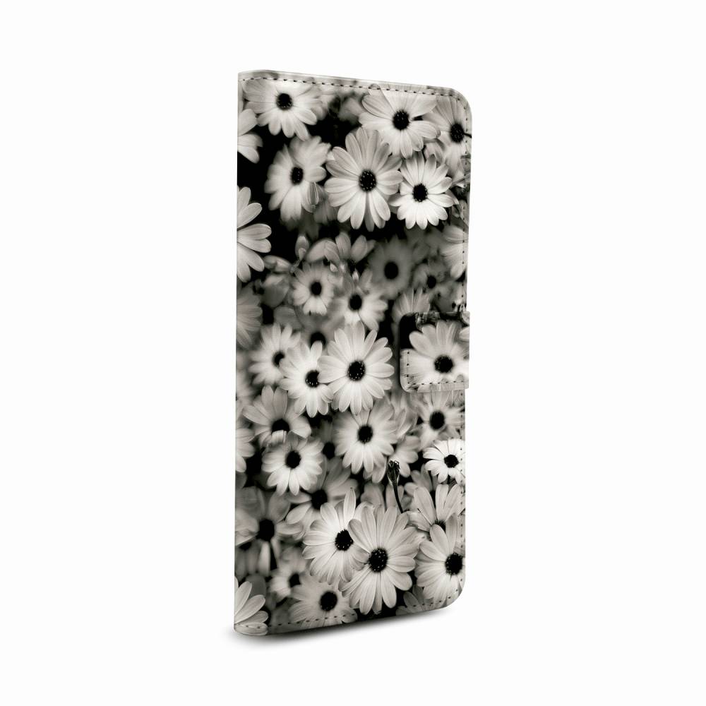 

Чехол Awog на Tecno Spark Go 2022/8С/9 "Цветочный фон 9 book", Черный, 301285-1