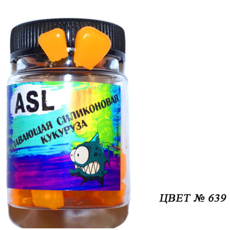 

Силиконовая приманка ASL Кукуруза цв. 639 вкус -тути-фрути., Кукуруза