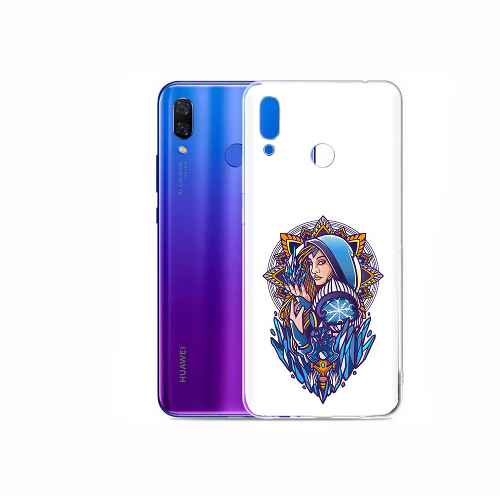 

Чехол MyPads Tocco для Honor Play кристал мейден дота 2, Прозрачный, Tocco
