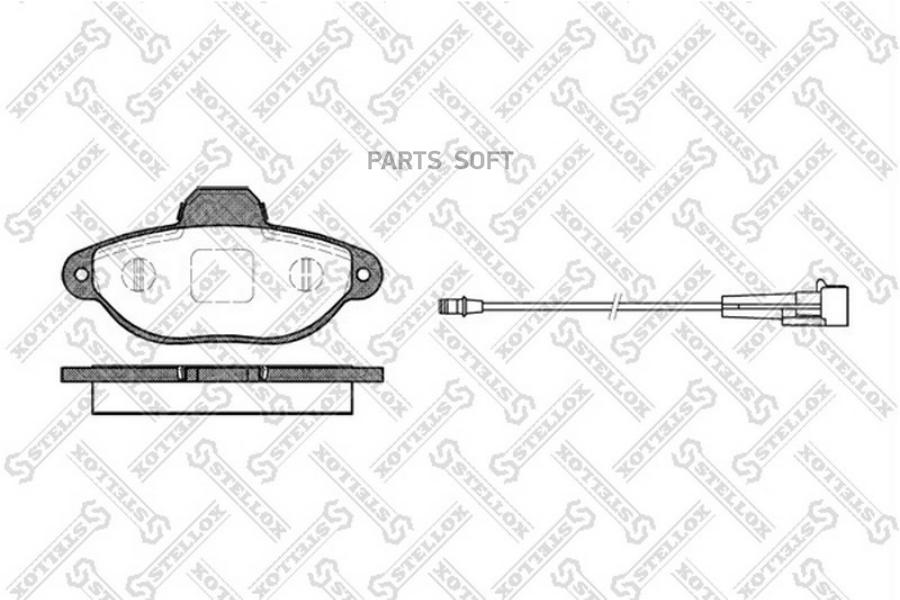 

Тормозные колодки Stellox 425001BSX