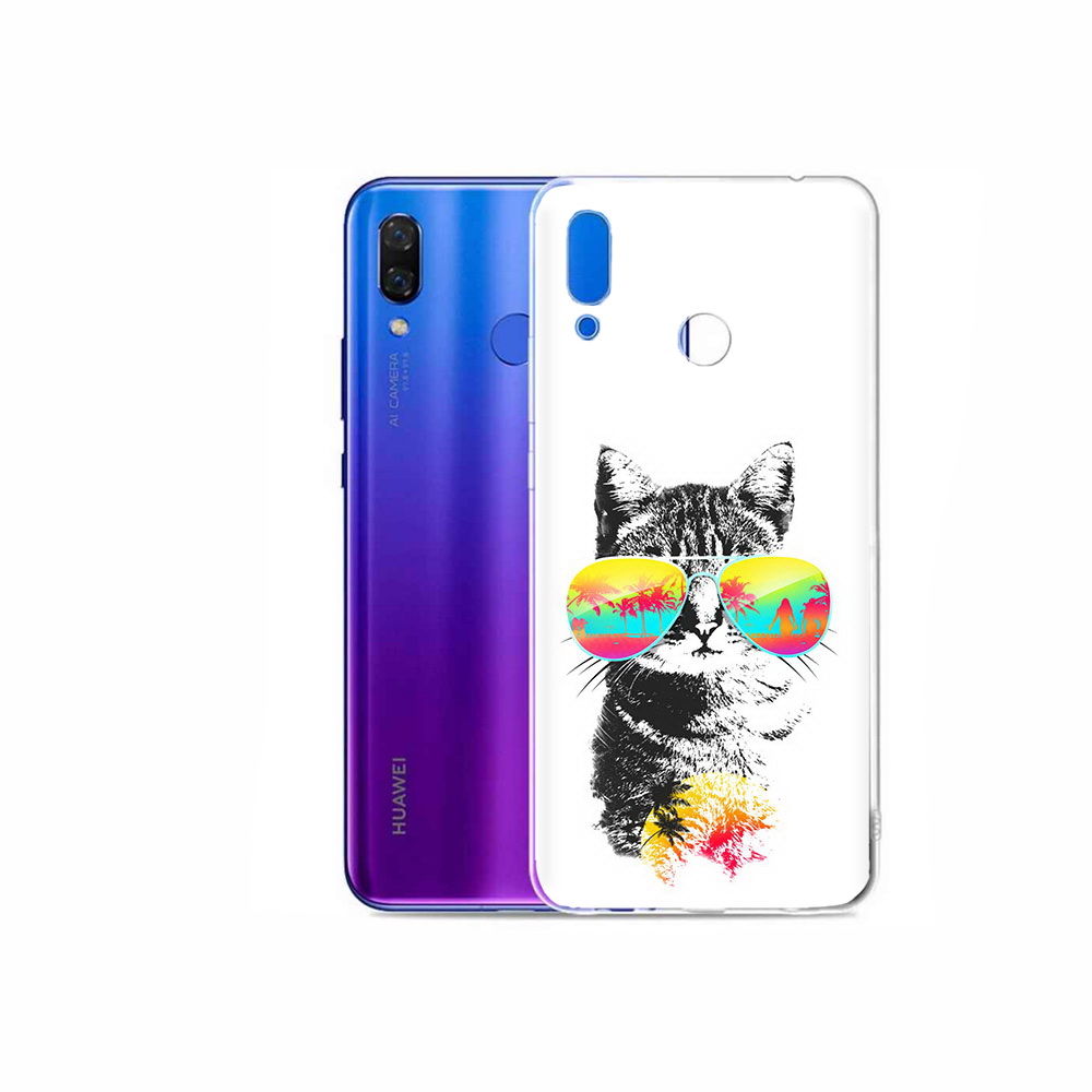 

Чехол MyPads Tocco для Honor Play крутой кот, Прозрачный, Tocco