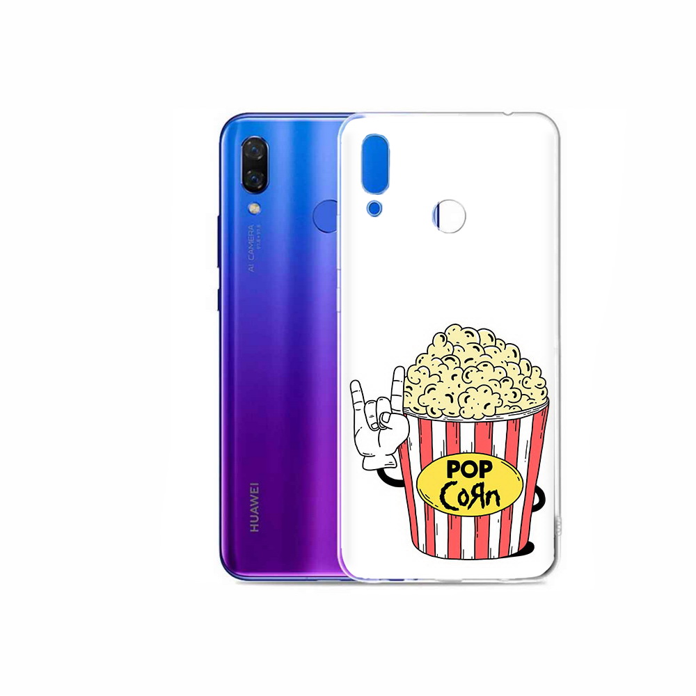 

Чехол MyPads Tocco для Honor Play крутой попкорн, Прозрачный, Tocco