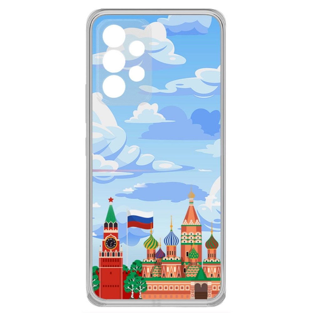

Чехол-накладка Krutoff Clear Case Красная Площадь для Samsung Galaxy A33 5G (A336), Прозрачный