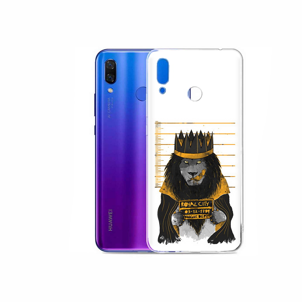 

Чехол MyPads Tocco для Honor Play лев в законе, Прозрачный, Tocco
