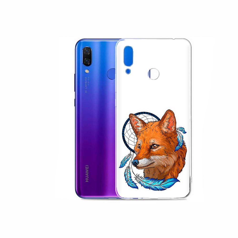 

Чехол MyPads Tocco для Honor Play лиса и ловец снов, Прозрачный, Tocco