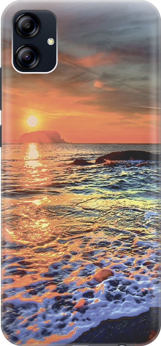 

Силиконовый чехол на Samsung Galaxy A04e "Закат на море", Белый;оранжевый, 158468