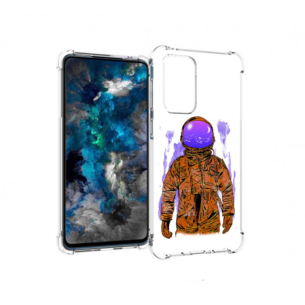 

Чехол MyPads Tocco для Samsung Galaxy A33 5G нарисованный мужчина в скафандре, Прозрачный, Tocco