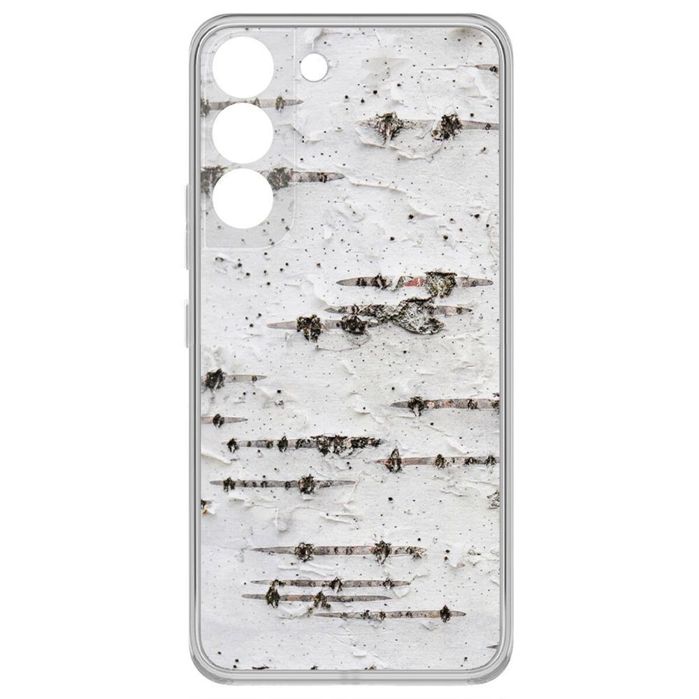 

Чехол-накладка Krutoff Clear Case Березка для Samsung Galaxy S22, Прозрачный