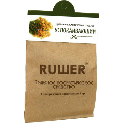 

Запарка для бани RUШER Успокаивающий 1018076 15 г, Успокаивающий