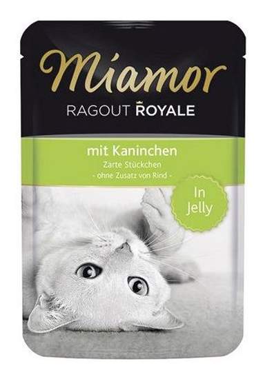 фото Влажный корм для кошек miamor ragout royal, с кроликом в желе, 22шт по 100г