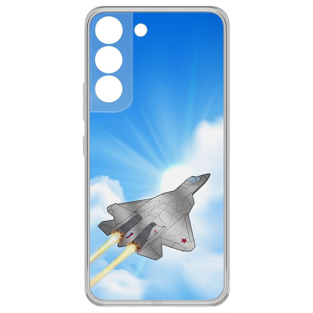 

Чехол-накладка Krutoff Clear Case СУ-57 для Samsung Galaxy S22, Прозрачный