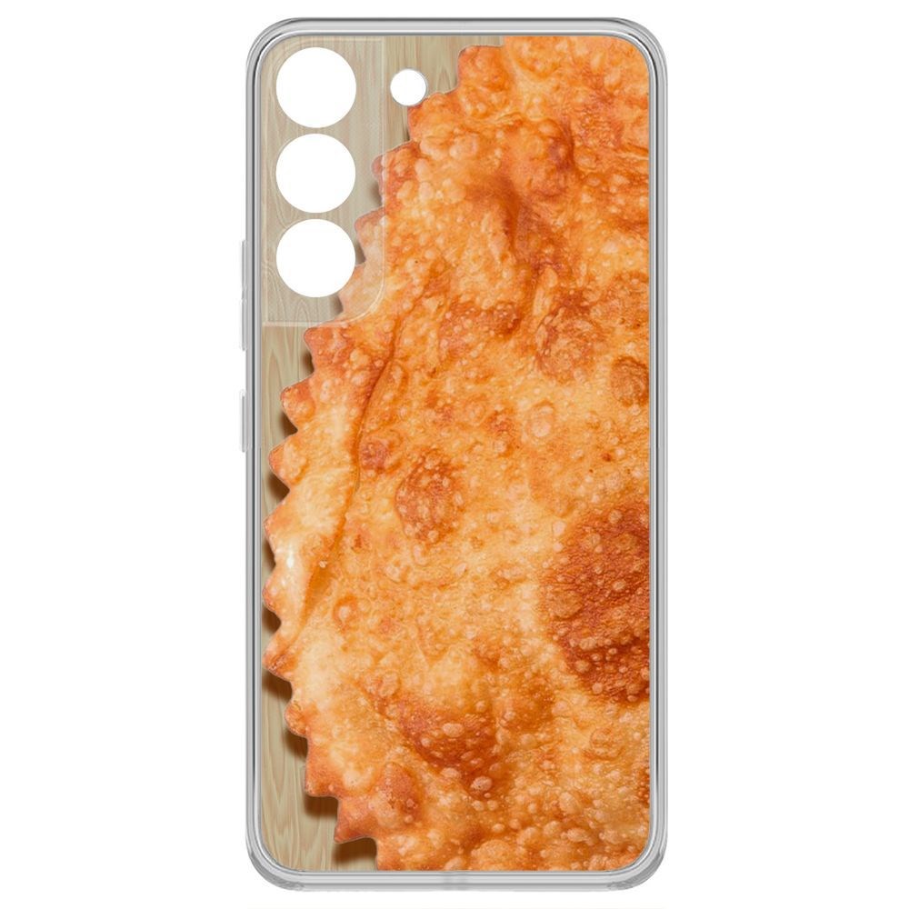 

Чехол-накладка Krutoff Clear Case Чебурек для Samsung Galaxy S22, Прозрачный