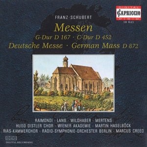 

F. Schubert: Messe C-dur Deutsche Messe, 1 CD