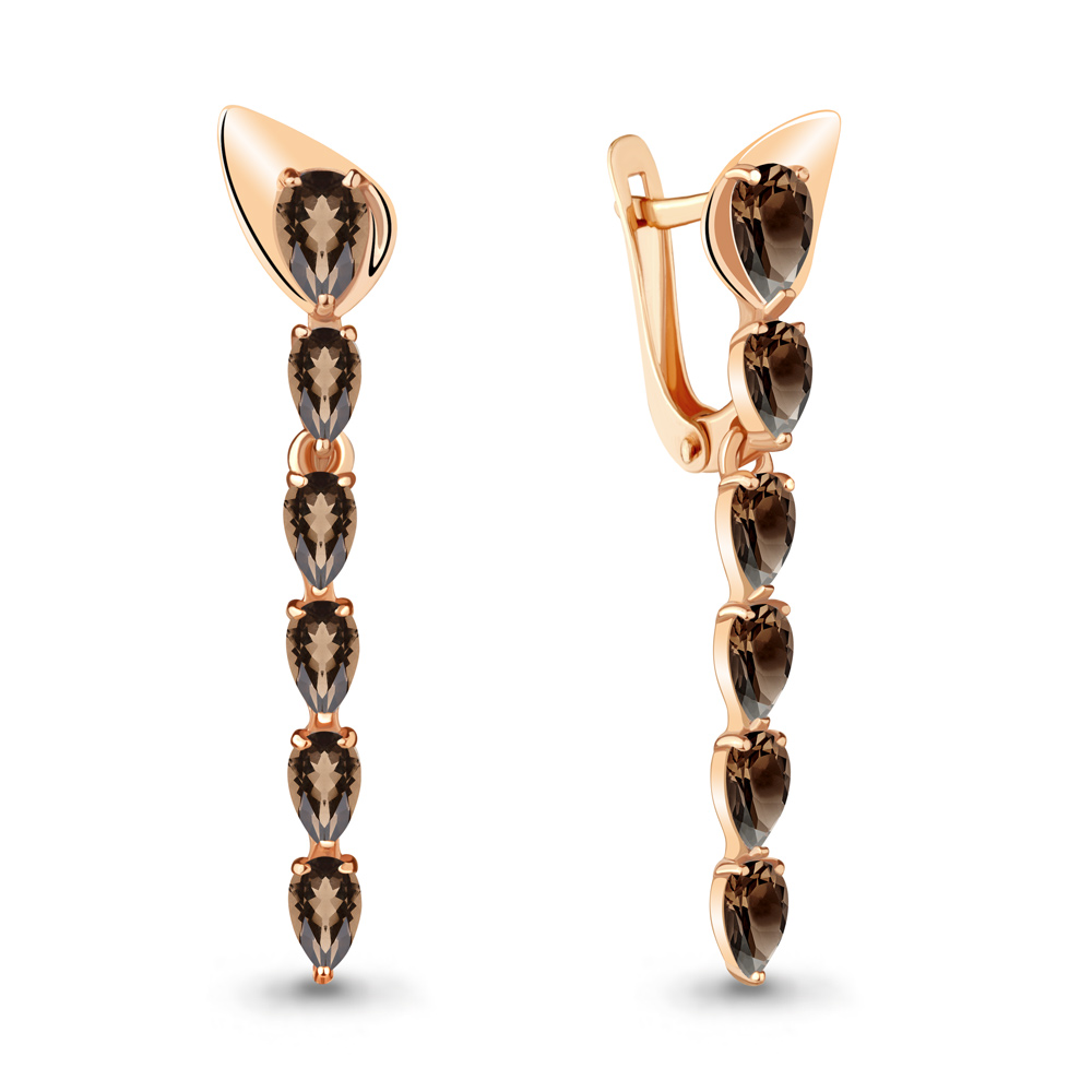 

Серьги подвески из серебра с кварцем Aquamarine 4740701_925_з, 4740701_925_з