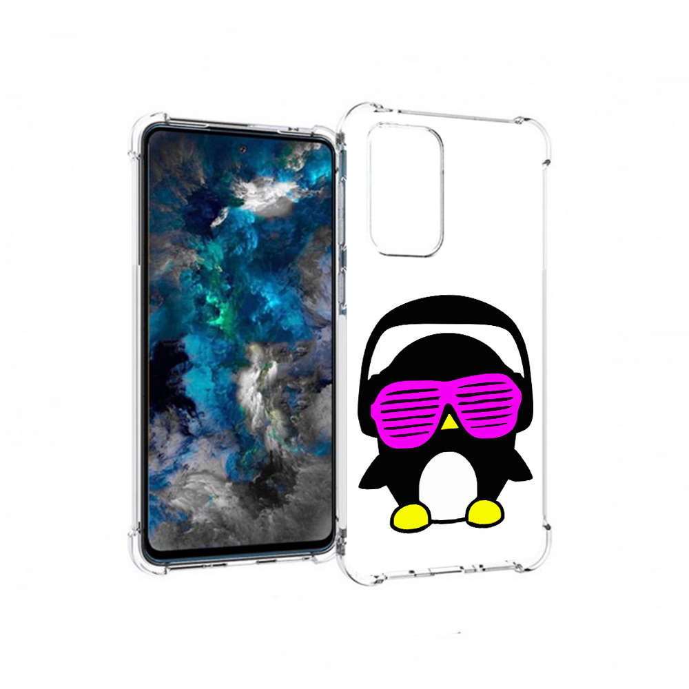 

Чехол MyPads Tocco для Samsung Galaxy A33 5G пингвин, Прозрачный, Tocco