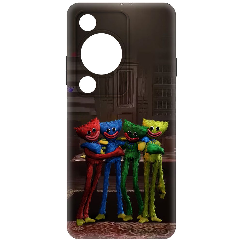 

Чехол-накладка Krutoff Soft Case Хаги Ваги - Мини-Хаги для Huawei Nova Y72s черный