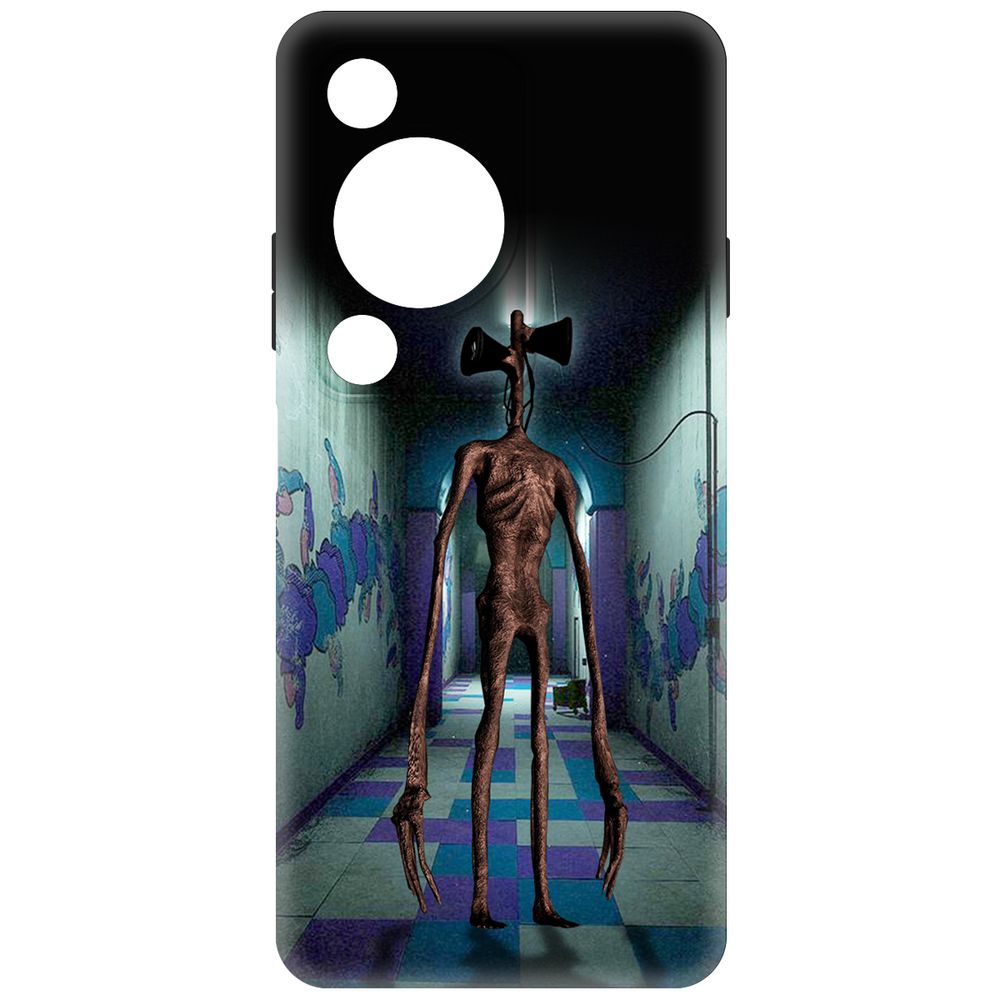 

Чехол-накладка Krutoff Soft Case Хаги Ваги - Сиреноголовый для Huawei Nova Y72s черный