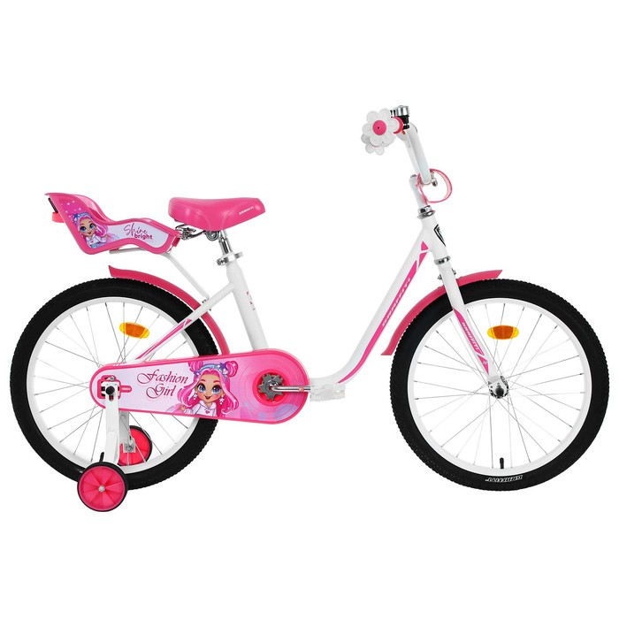 

Велосипед 20" Graffiti Fashion Girl, цвет белый/розовый