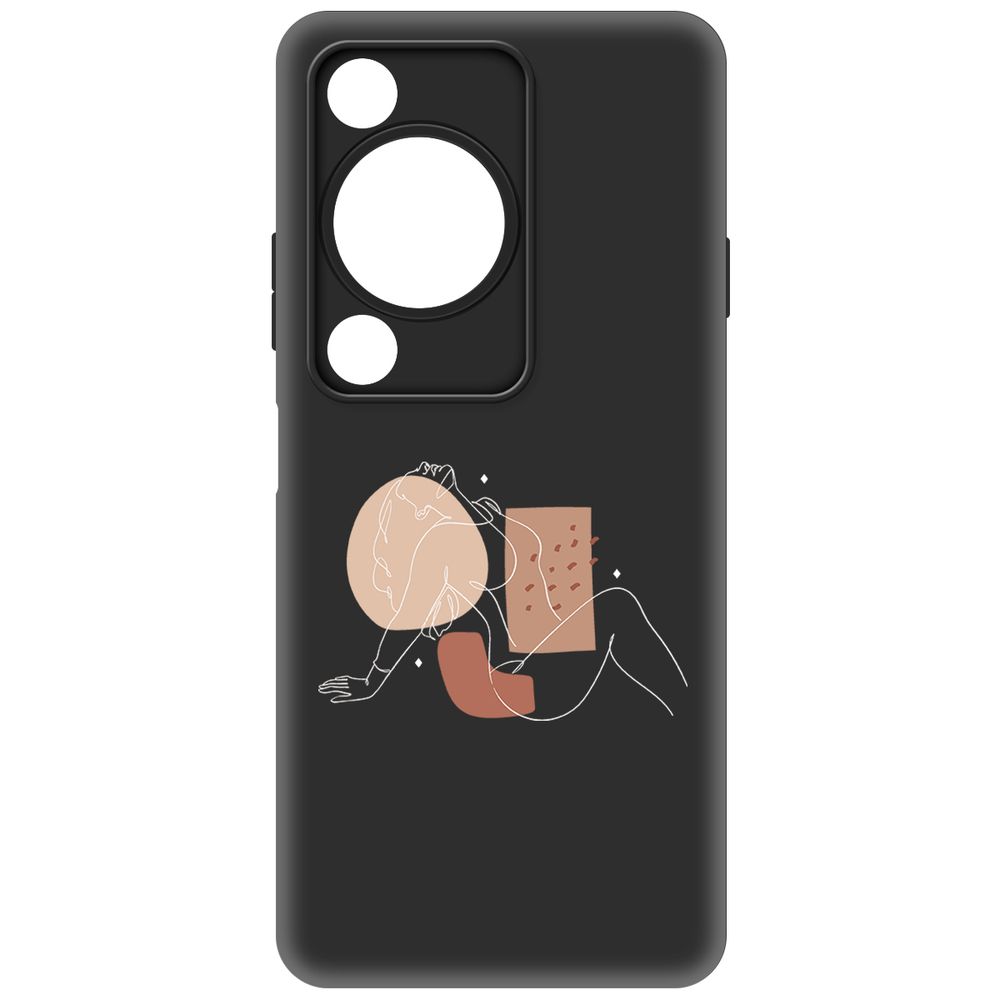 

Чехол-накладка Krutoff Soft Case Чувственность для Huawei Nova Y72s черный