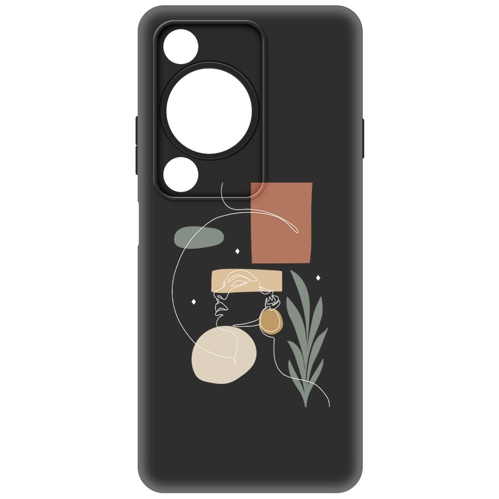 

Чехол-накладка Krutoff Soft Case Элегантность для Huawei Nova Y72s черный