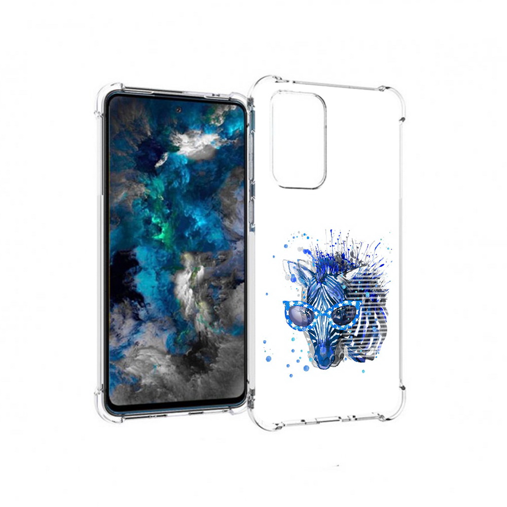 Чехол MyPads Tocco для Samsung Galaxy A33 5G расплывчатая зебра