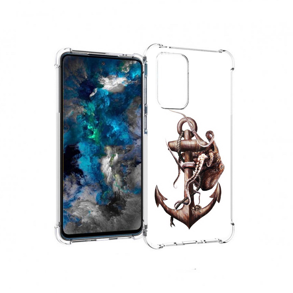 

Чехол MyPads Tocco для Samsung Galaxy A33 5G ржавый якорь, Прозрачный, Tocco