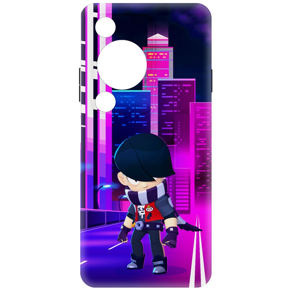 

Чехол-накладка Krutoff Soft Case Brawl Stars - Эдгар для Huawei Nova Y72s черный