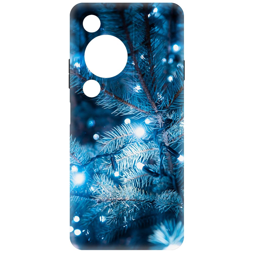 

Чехол-накладка Krutoff Soft Case Гирлянда для Huawei Nova Y72s черный