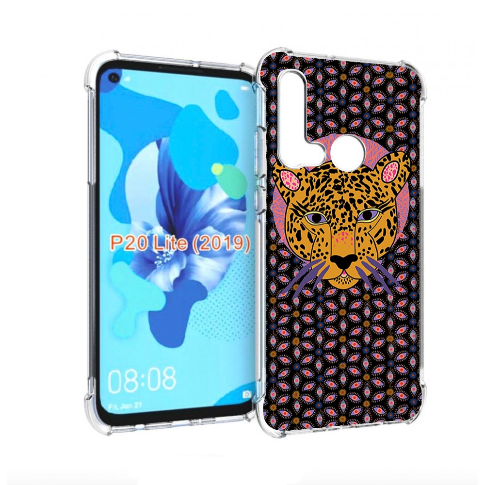 

Чехол бампер MyPads тигр-в-глазах для Huawei P20 Lite (2019), Прозрачный, Tocco