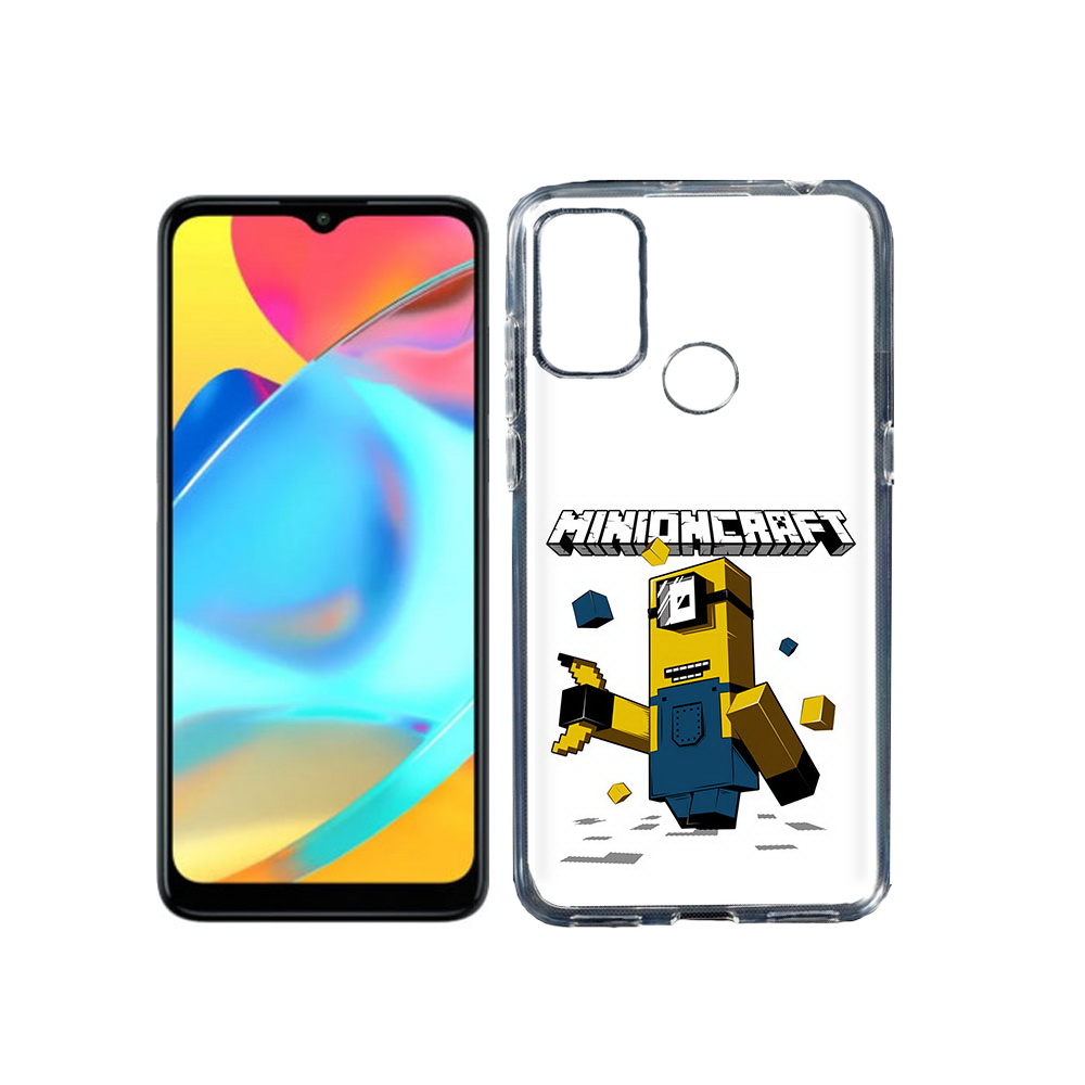 

Чехол MyPads Tocco для Alcatel 3L 6056H (2021) миньон (PT160724.669.478), Прозрачный, Tocco