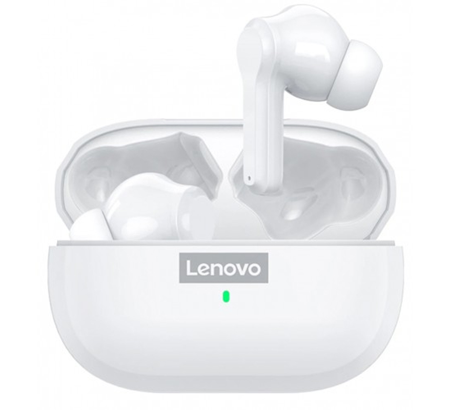 

Беспроводные наушники Lenovo ThinkPlus Live Pods LP1S White White (6973037701650), ThinkPlus Live Pods LP1S White