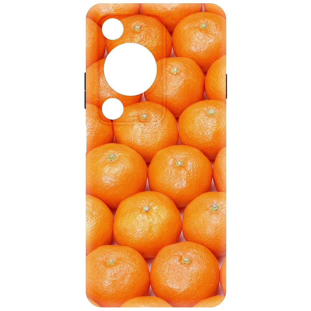 

Чехол-накладка Krutoff Soft Case Мандаринки для Huawei Nova Y72s черный