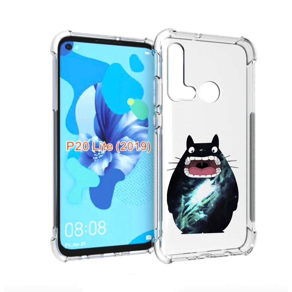 

Чехол бампер MyPads тоторо для Huawei P20 Lite (2019), Прозрачный, Tocco