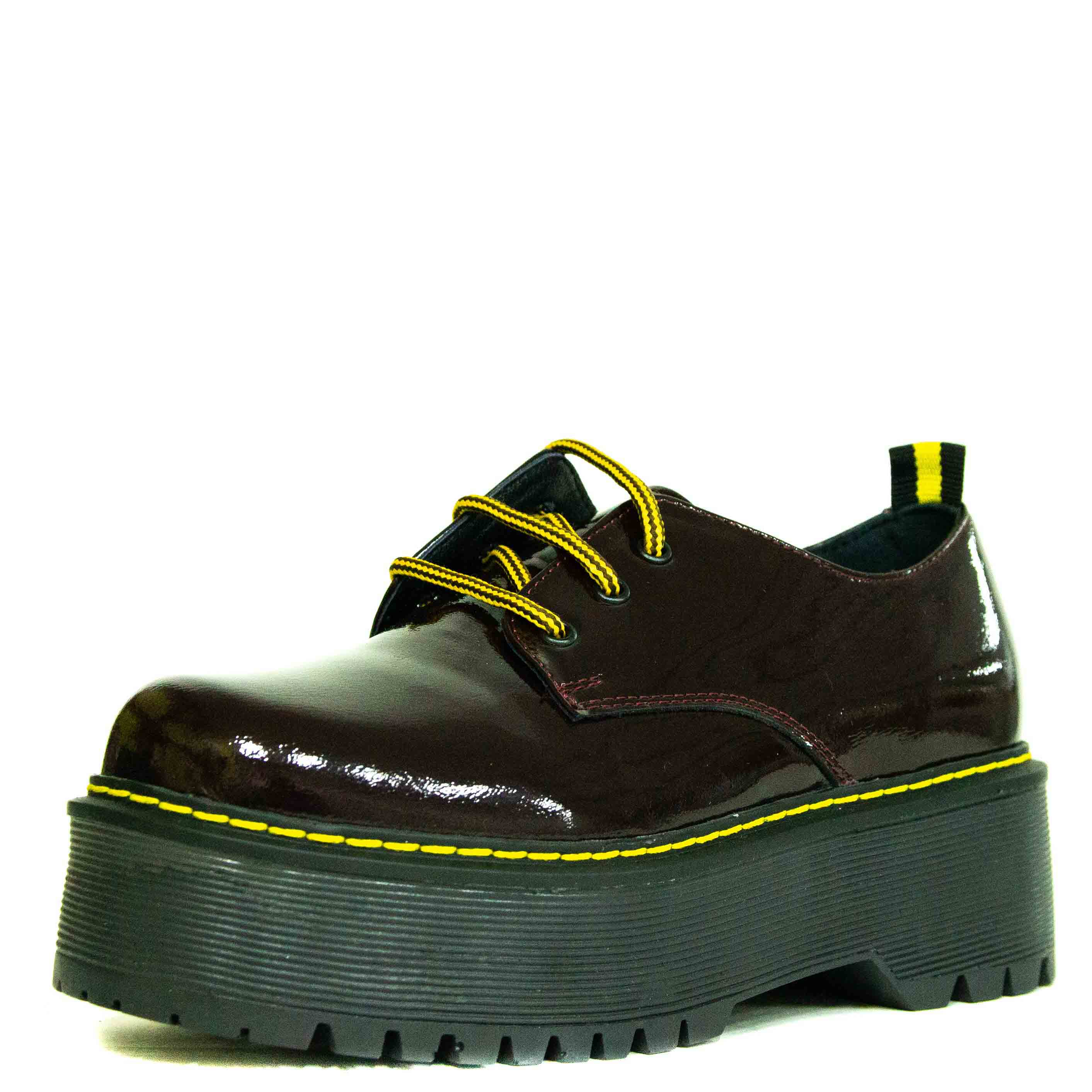 

Полуботинки женские Shoes Market 809-1177-270-92500-SYH бордовые 36 RU, 809-1177