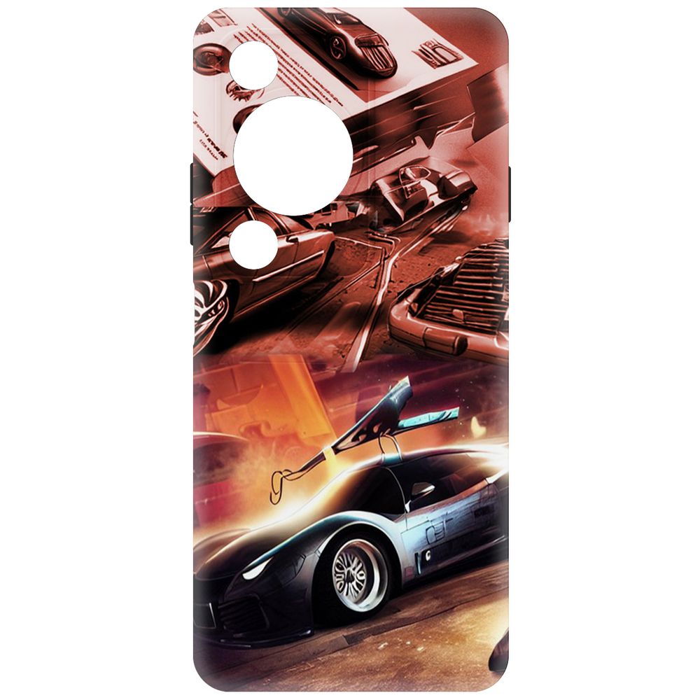 

Чехол-накладка Krutoff Soft Case Автодинамика для Huawei Nova Y72s черный
