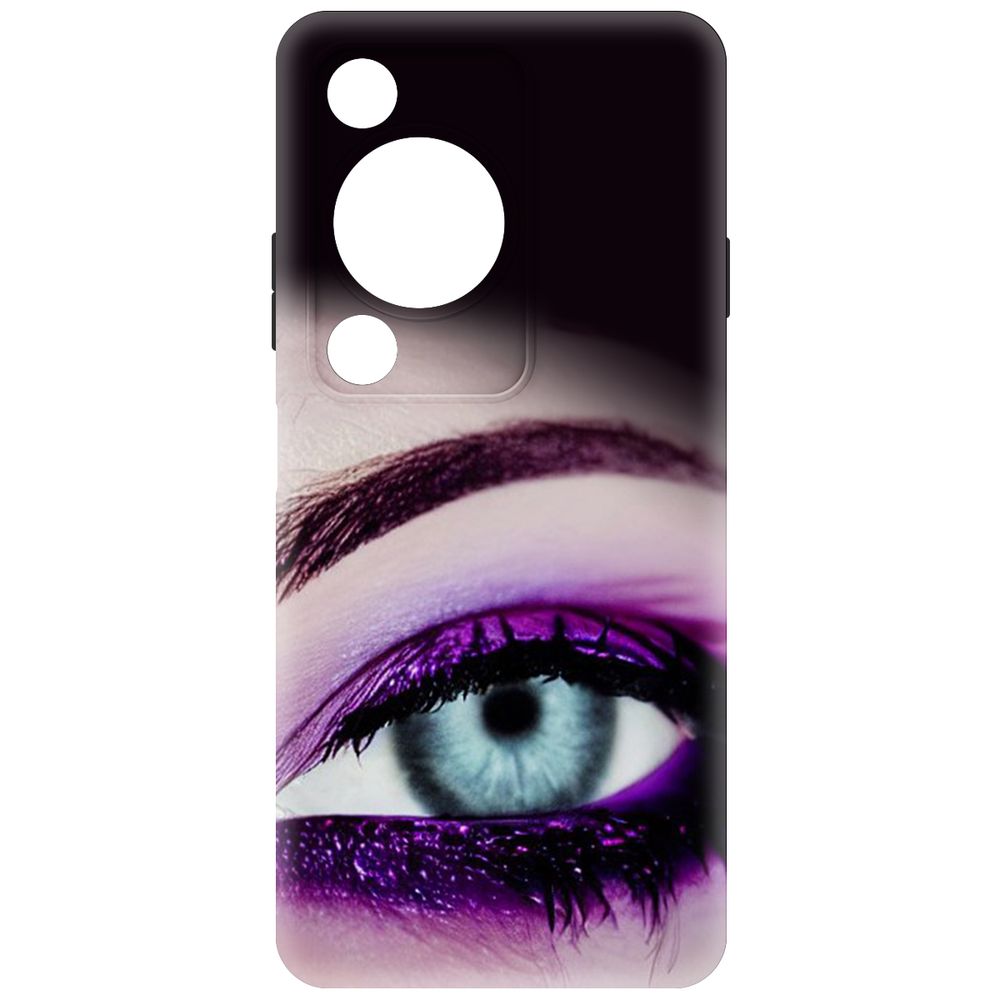 

Чехол-накладка Krutoff Soft Case Взгляд для Huawei Nova Y72s черный