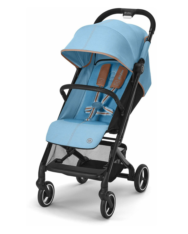 Коляска прогулочная,Cybex Beezy 2023 Beach Blue с бампером on chesil beach