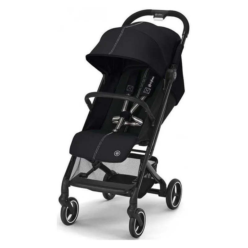 

Коляска прогулочная, Cybex Beezy 2023 Moon Black с бампером, Сy-Beezy