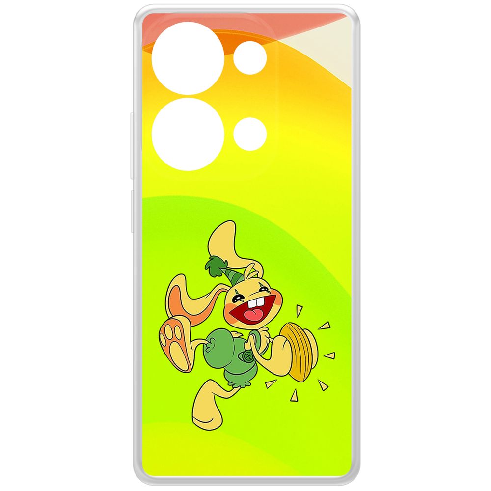 

Чехол-накладка Krutoff Clear Case Хаги Ваги - Крольчонок Бонзо для Xiaomi Poco M6 Pro 4G, Прозрачный